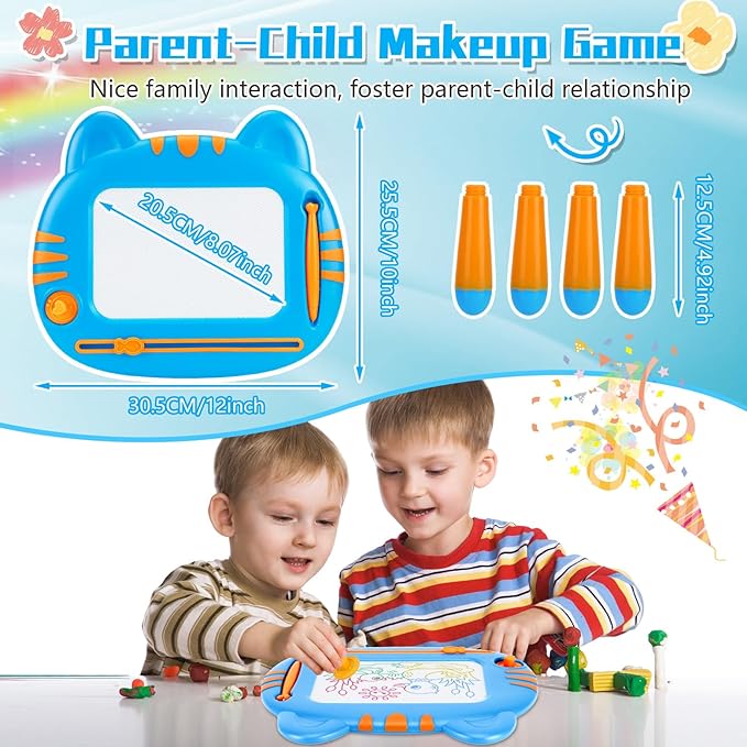 Magnetic Drawing Doodle Board for Toddler 1-3,Toddler Toys for 1 2 3 Year Old Boys Girls,Learning Educational Baby Kids Toys for Boys and Girls 18 Months,Toddler Boy Girl Toys Christmas Birthday Gifts