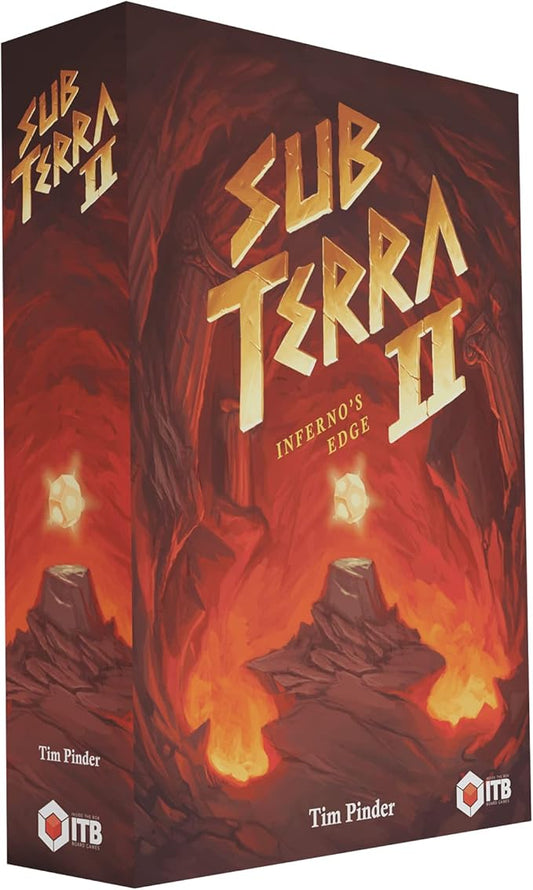 Sub Terra II: Inferno’s Edge – Board Game by Inside the Box 1-6 Players – Board Games for Family – 45-75 Minutes of Gameplay – Games for Game Night – Teens and Adults Ages 14+ - English Version