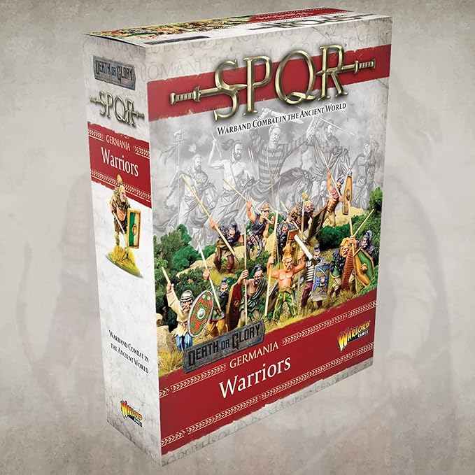 Wargames Delivered SPQR - Germania - Germanic Warriors. 28mm Miniatures Base, Roman and Greek Military Legion for Miniature War Games, and Roman War Game by Warlord Games