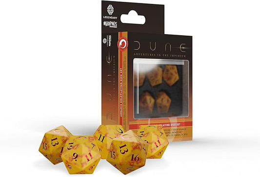 Modiphius Dune RPG Dice Set - Arrakis, Multicolor