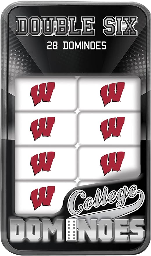 MasterPieces NCAA Collector Edition Double Six Dominoes