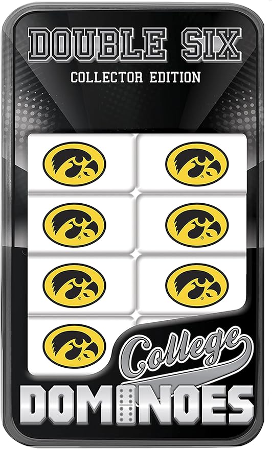 MasterPieces NCAA Collector Edition Double Six Dominoes