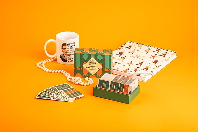 Skyline Collection Trivia - Iconic Women Trivia, 140 Question Cards - Game Night Entertainment for Families & Friends, 2+ Players