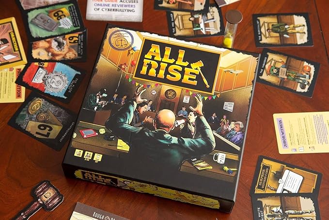 All Rise Board Game - The Ridiculous Game of Off-The-Cuff Storytelling and Courtroom Debate!