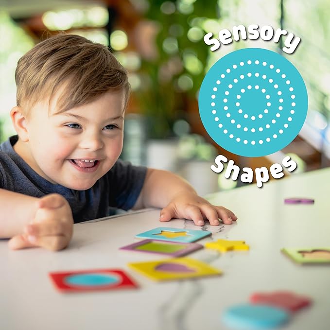 Chuckle & Roar Sensory Wooden Puzzle Matching Edition