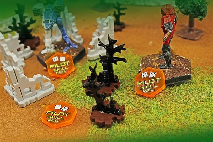 LITKO Mecha Combat Actions Token Set | Compatible with BattleTech (Pilot Skill Check)