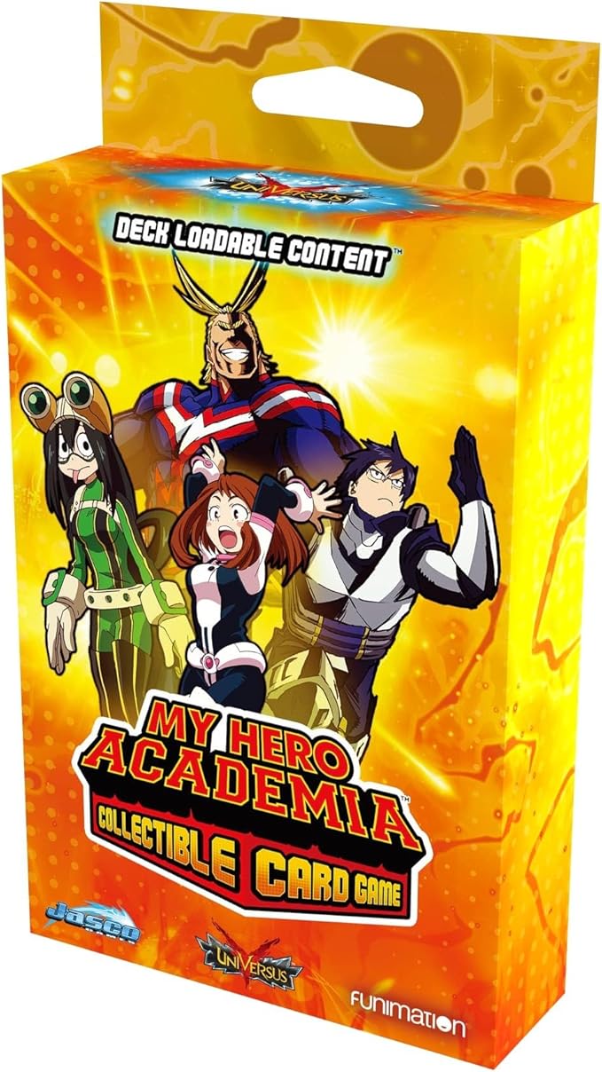 Jasco My Hero Academia Collectible Card Game Series 1 Deck-Loadable Content | Trading Card Game for Adults and Teens | Ages 14+ | 2 Players | Average Playtime 45+ Minutes | Made by Jasco Games