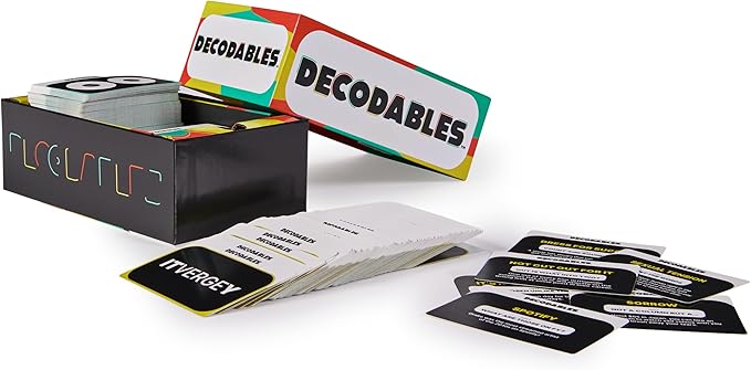 Spin Master Games, Decodables - A Hysterical Adult Party Game, Card Game for Bachelorette Parties, College, Birthday, for Ages 18+