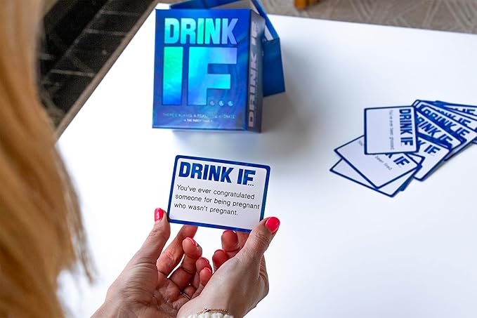 Drink IF... Hilarious Adult Drinking Game. Party Card Game for Friends & Family to get You Buzzed & Drunk - Perfect for Ice Breakers, College Students, Fun Parties & Board Games Night with Your Group