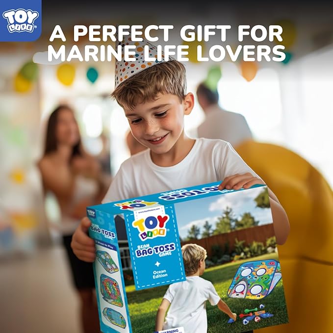 TOY Life Bean Bags Toss Carnival Games, Toddler Outdoor Toys for Kids Ages 4-8, Cornhole, Outside Toys for Toddlers, Indoor Lawn Backyard Yard Games Birthday Party Game, Gift for Boys