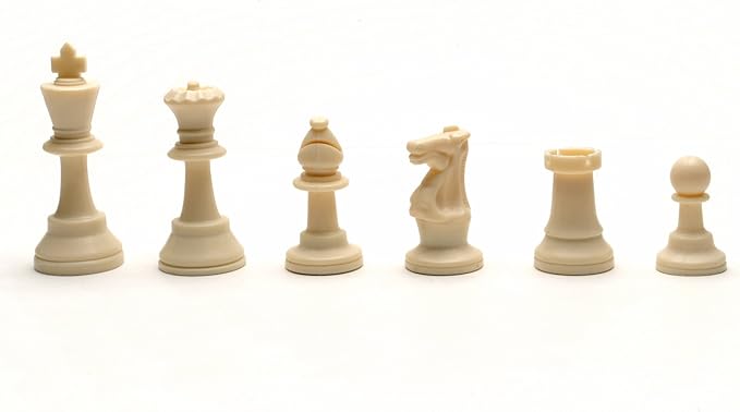 WE Games Chess Sets for Adults, Chess Board is 17 in., Chess Pieces with 3.08 inch King Travel Chess Set, Board Games Storage in Convenient Portable Carry Tube, Games for Adults