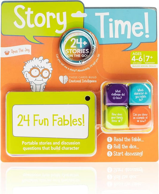 Open The Joy Stories to Go: Igniting Imagination, Fostering Empathy, and Building Resilience in Kids - A Portable Adventure for Ages 4+