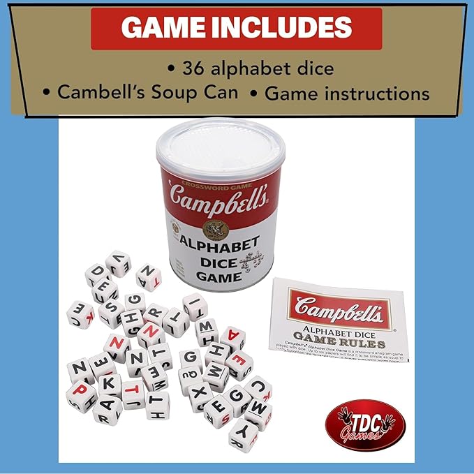Campbell's Alphabet Dice Game