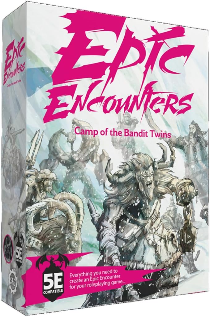 Steamforged Games Epic Encounters: Camp of The Bandit Twins and Cave of The Manticore (2 Items)
