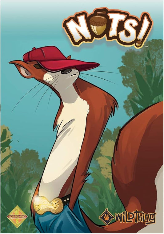 Sandstorm Nuts- A Nut Grabbing Card Game Against Squirrels for 2-6 Players, Ages 13+