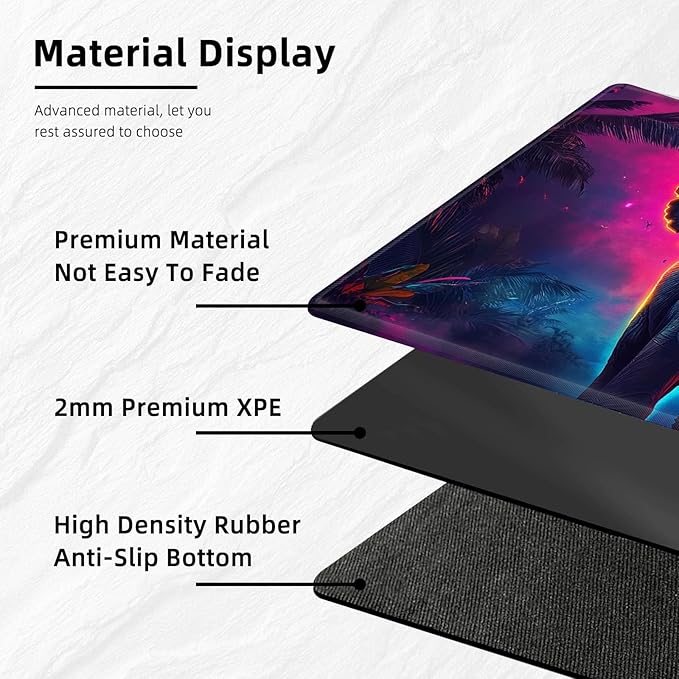for MTG Playmat with Storage Bag, for TCG Playmat and Playing Card Mat for Magic Board Games, Non-Slip Elephant Mat Desk Mat, Stitched Edges Game Mat, Rollable & Foldable Card Playmat