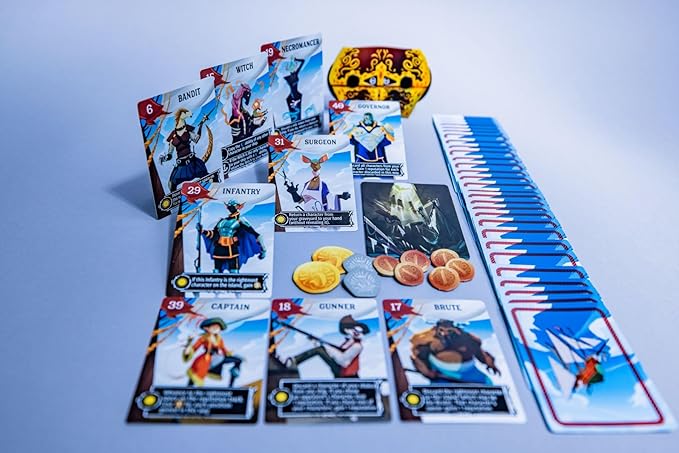 Stonemaier Games: Libertalia: Winds of Galecrest | Pirate-Animal Crews Take to The Skies in This Strategy Board Game About Collecting Loot | 1-6 Players, 60 Mins, Ages 14+