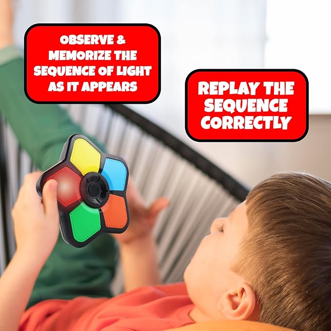 Gamie Travel Kit - Includes 12 Different Games & 1 Light up Memory Game, Perfect for Travel! Car Games Air Travel, Or at Home!
