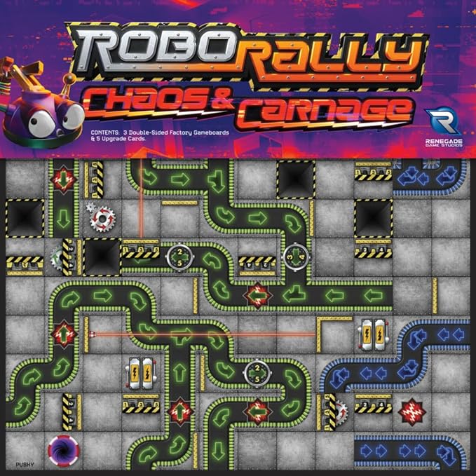 Renegade Game Studios: Robo Rally: Chaos & Carnage Expansion
