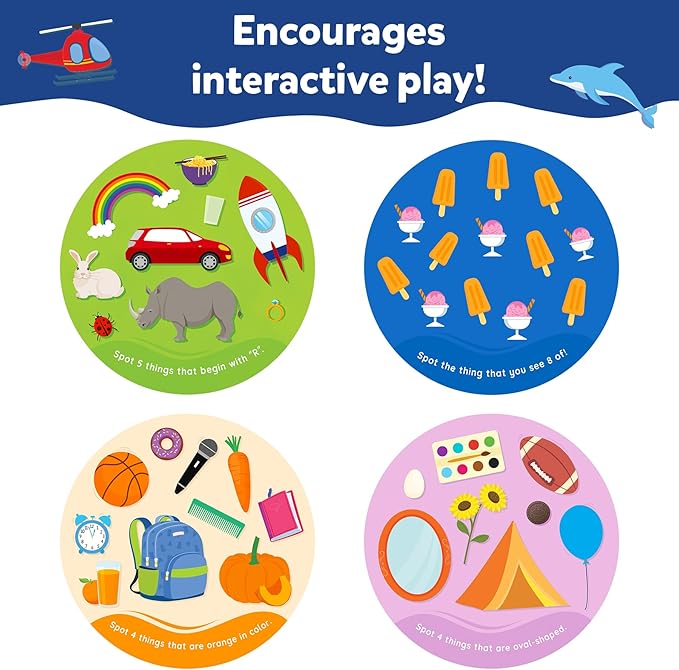 Skillmatics Card Game for Toddlers - Spot & Learn Letters, Numbers, Shapes & Colors, Preschool Learning, Travel Toys, Gifts for Kids Ages 2, 3, 4, 5