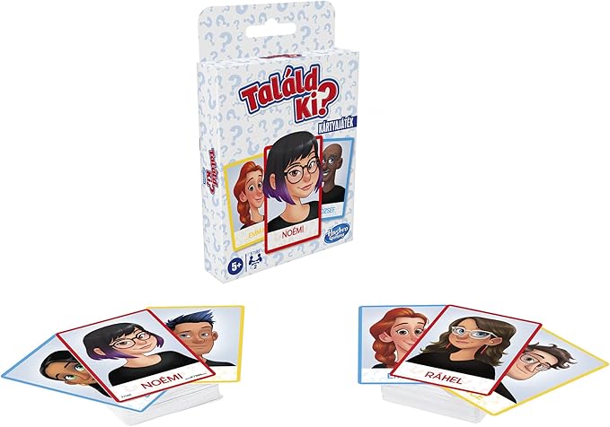 Hasbro Gaming Guess Who? Card Game for Kids Ages 5 and Up, 2 Player Guessing Game