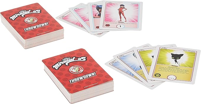 Action Lab Miraculous Throwdown Card Game for 72 months to 1188 months