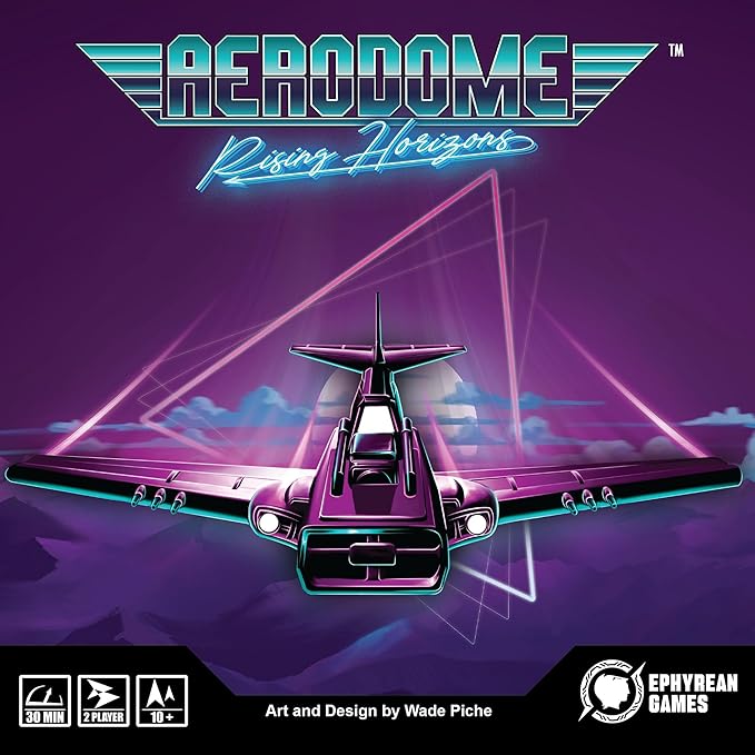 Aerodome: Rising Horizons Core Set -Tactical Aeriel Combat Card Game, Flying Fighters, Simultaneous Play, Age 10+, 2-8 Players, 30 Min