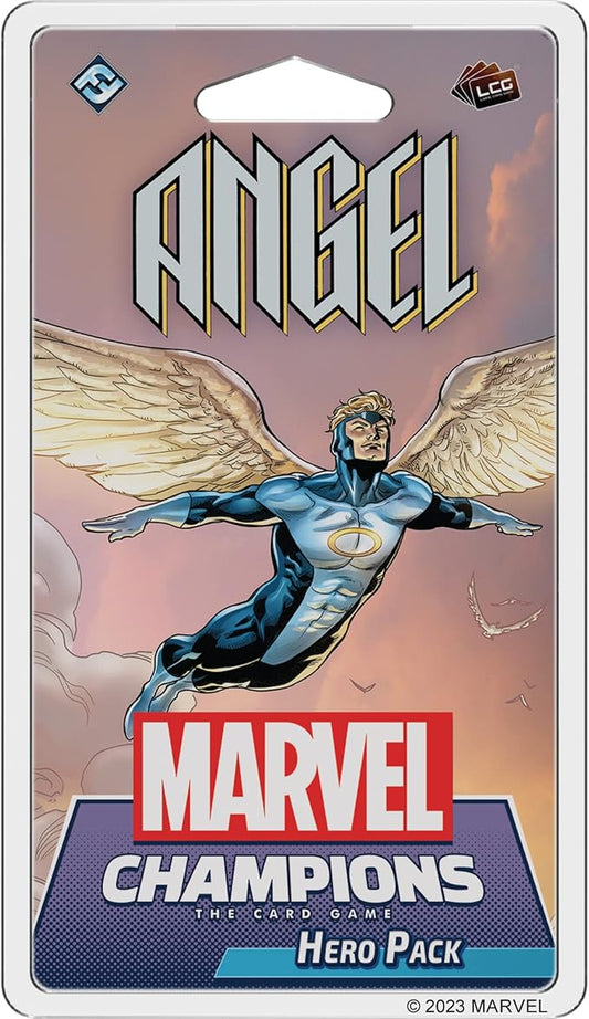 Marvel Champions The Card Game Angel HERO PACK - Superhero Strategy Game, Cooperative Game for Kids and Adults, Ages 14+, 1-4 Players, 45-90 Minute Playtime, Made by Fantasy Flight Games