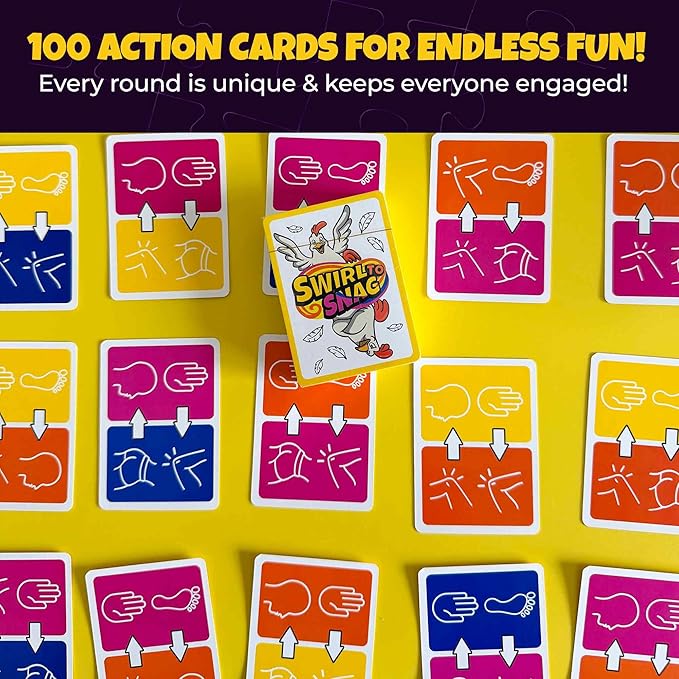 QUOKKA Family Board Games for Kids 6-12 & Adults – Fast-Paced Party Games for Game Night – Hilarious, Active & Easy to Learn – 4-8 Players – Engaging Card Game for Kids, Teens & Families