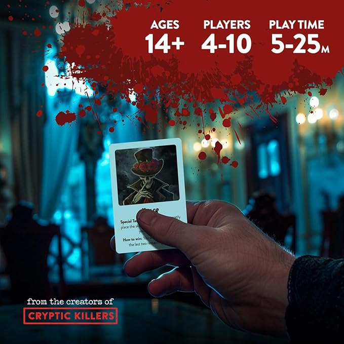 The Deceivers – Murder Mystery Party Game | Like Werewolf | Adult Board Game Night, Family Games, Secret Spy Games & Traitor Role-Playing | Bluffing, Deception, and Strategy - CRYPTIC KILLERS