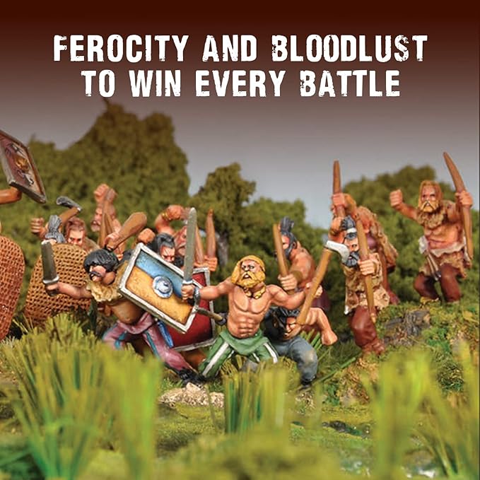 Wargames Delivered SPQR - Germania - Tribesmen Archers - Cavalry. 28mm Base, Roman and Greek Military Legion Miniatures for Miniature War Games, and Roman War Games by Warlord Games