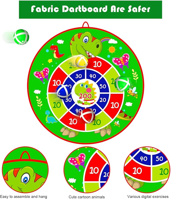 Large Kid Safety Toss Game Game, Family Party Party Supplies for Kids, Gift for Boys Birthday or Christmas for 3 4 5 6 7 8 9 10 11 12 Year Old Boy Girl Adult Birthday