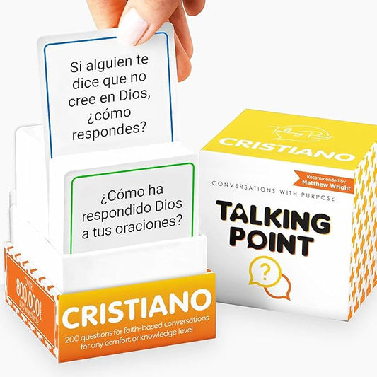 200 Conversation Cards for Christians Game - Cristiano en español - Explore Your Faith, Have Fun on Family Games, Bible Study or Youth Groups - Perfect for Church Groups, Couples Game Night - Spanish