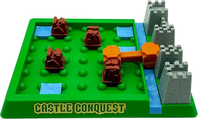 Player 1: Castle Conquest - Single Player Logic Game, 50 Challenges & Puzzles, Difficulty Levels Range from Easy to Difficult, Project Genius, Ages 8+