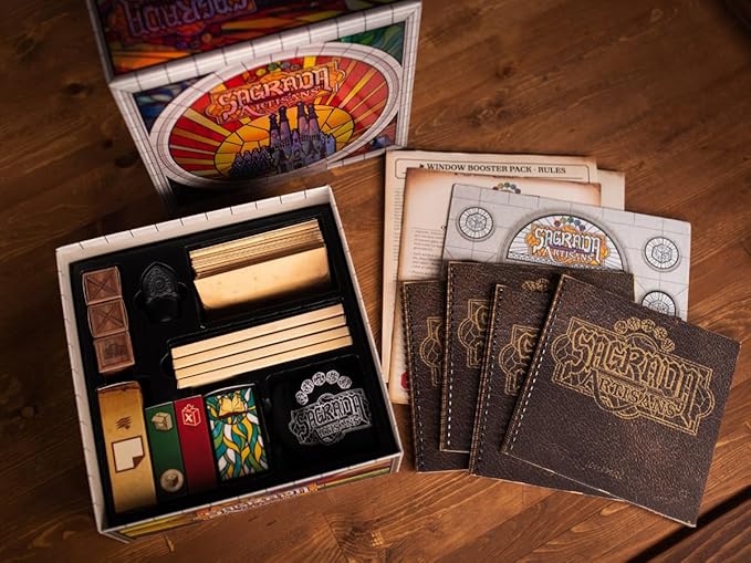 Sagrada Artisans - A Strategy Game Based on The Award-Winning Board Game, Sagrada! | Family Board Game for Kids & Adults | Ages 10 and Up | for 2 to 4 Players | Easy to Learn (Deluxe Edition)