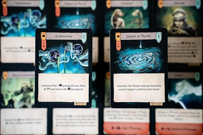 Pagan: Fate of Roanoke - Mind Games Expansion Pack, Dueling Witch & Hunter Asymmetrical Deduction Card Game Filled with Intrigue & Mystery, 2 Players, 60 Mins