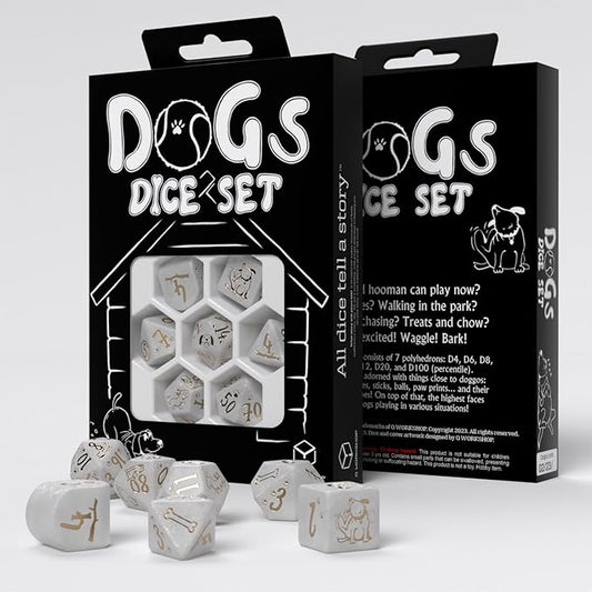 Q-Workshop Dogs Dice Set Charlie Dice Game Set
