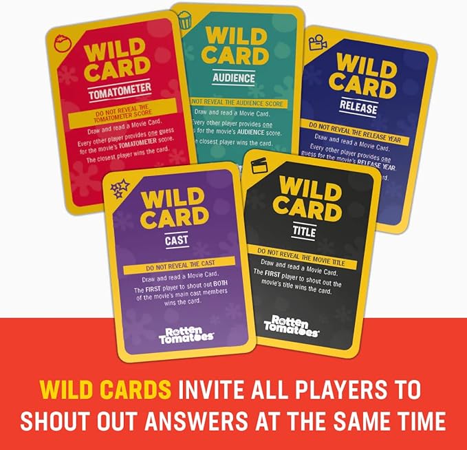 Cryptozoic Entertainment Rotten Tomatoes: The Card Game | Party Game for Movie Fans | 2-20 Players