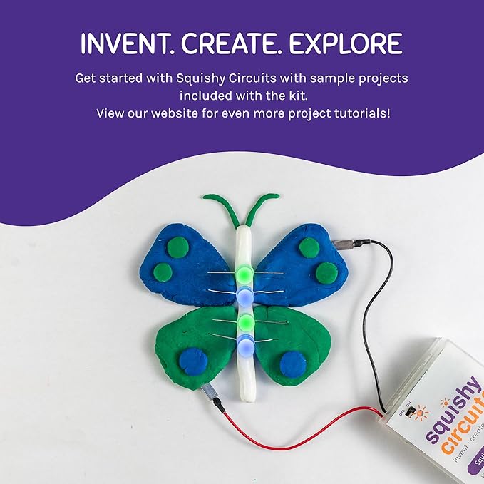 Standard Kit - Explore Electrical Circuits with Play Dough - STEM Science Kits for Kids Age 8-12 - Fun and Educational at Home, Classroom, Camp, and More!