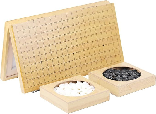 VPH Simulated Jade Double Sided Go Set with Foldable Board Included