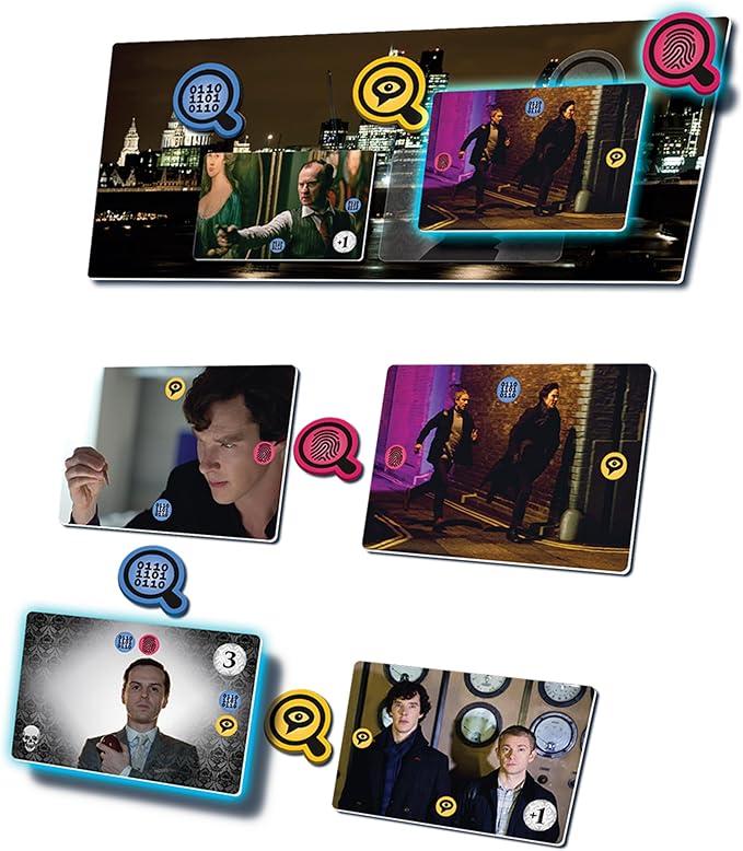 Lucky Duck Games Sherlock: Case Connection Board Game - Unravel Mysteries with Masterful Deduction! Detective Game for Kids and Adults, Ages 8+, 2-4 Players, 30 Minute Playtime, Lucky Duck Games