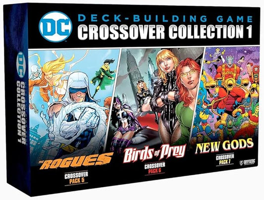 Cryptozoic Entertainment: DC Deck-Building Game: Crossover Collection 1 Expansion- Deck Building Card Game, Ages 14+ Multi