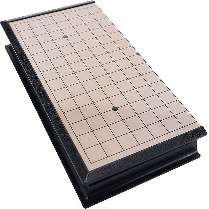 Travel Magnetic Go Game Set - 8 inch Travel Games for Adults, Magnetic, Go Game Board Set, Pocket Game for Vacation, Portable Size