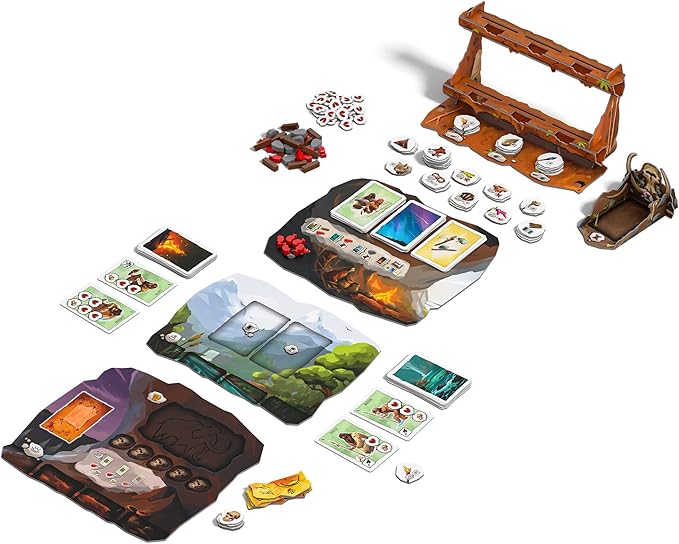 Paleo Board Game - A Cooperative Paleolithic Adventure for Strategy Enthusiasts! Cooperative Game, Fun Family Game for Kids & Adults, Ages 10+, 2-4 Players, 45-60 Minute Playtime, Made by Z-Man Games