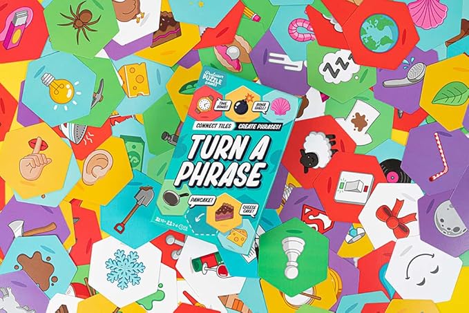 Professor PUZZLE Turn A Phrase - Connect The Tiles in This Fun Game of Words and Phrases!