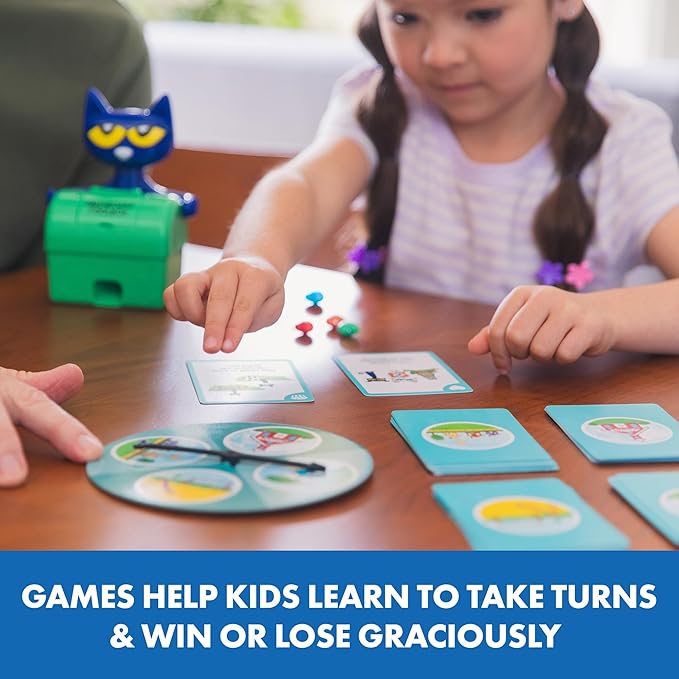 Educational Insights Pete The Cat® Groovy Friendship Game - Board Games for Kids, SEL Games for Kids, Gift for Ages 4+