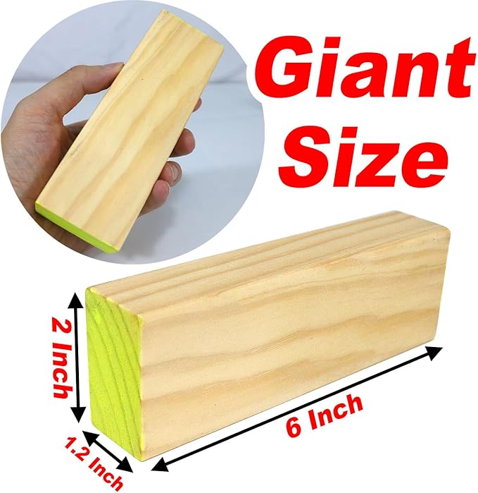 54 Piece Giant Tumble Tower Outdoor Games, Glow in The Blacklight Tumble Tower Yard Games,Outdoor Board Game for Kids and Adults for Family Game Night (Giant)