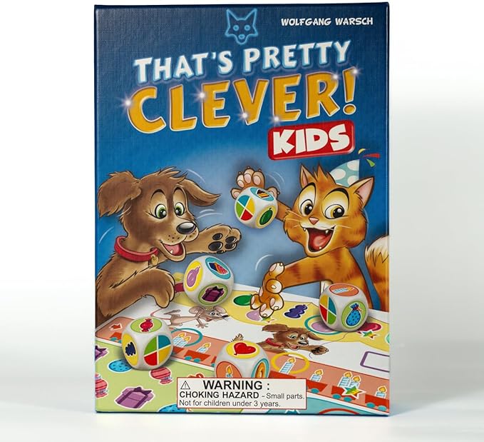 CMYK That's Pretty Clever! Kids - A Fun Dice Game for Young Thinkers