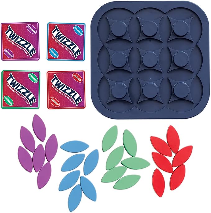 MindWare Twizzle Game, The Twisting Tile Logic Puzzle, Pattern Matching Game for Ages 8 & Older
