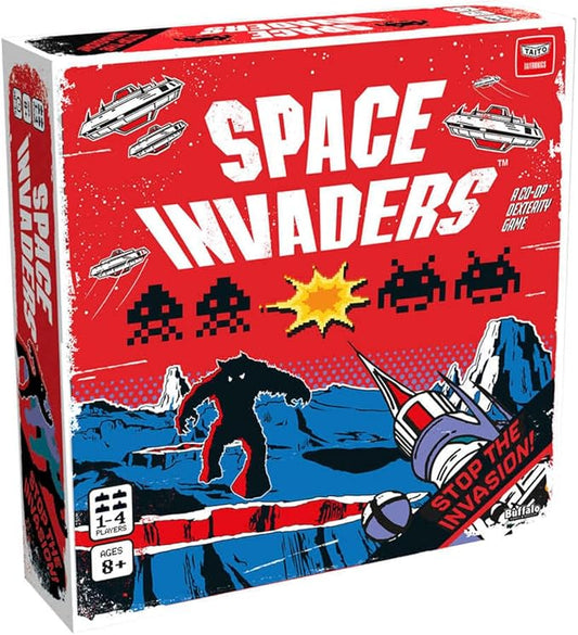 Buffalo Games - Space Invaders Game - Dexterity Launch Game - Great for Game Night - Cooperative Gameplay - Based on Video Game